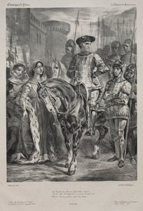 Duguesclin, 1829 door Ferdinand Victor Eugene Delacroix