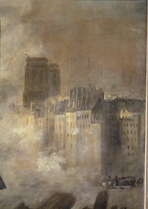 28 juli 1830; Vrijheid leidt het volk ... door Ferdinand Victor Eugene Delacroix