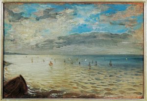 La mer vu des hauteurs de Dieppe - de zee gezien
vanaf Dieppe ... door Ferdinand Victor Eugene Delacroix