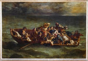 Le Naufrage de Don Juan - De Schipbreuk van Don Juan. Salon de 1841 ... door Ferdinand Victor Eugene Delacroix