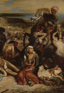 Scènes van het Bloedbad van Chios (detail)