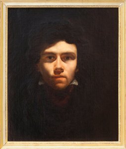 Zelfportret vermoedelijk door Eugene Delacroix door Ferdinand Victor Eugene Delacroix
