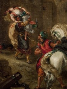 De verkrachting van Rebecca door Ferdinand Victor Eugene Delacroix