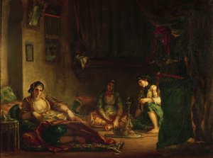 De vrouwen van Algiers in hun harem