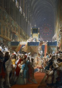 Lodewijk XIV van Frankrijk ontvangt vertegenwoordigers van de sociale klassen in Parijs door Ferdinand the Elder Piloty