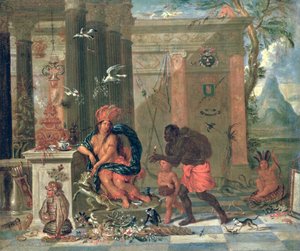 Allegorie van Amerika, 1691