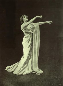 Slaapt danseres