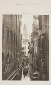 Kanaal van St. Salvadore door Ferdinando Ongania