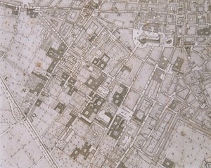Kaart van Florence, 1731