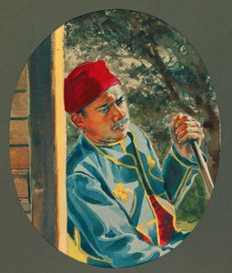 Pimero, Algerijnse schermutselaar, Gustrow door Fernand Barbier