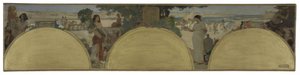 Schets voor het Hôtel de Ville de Paris: Histoire de l