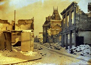 Chauny, Aisne, Frankrijk, 1917