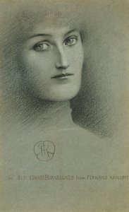 Vrouwelijk Hoofd door Fernand Khnopff