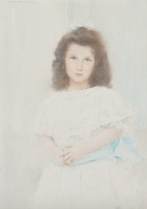 Portret van Renée Lambert de Rothschild, dochter van de oprichter van de Lambert bank, 1907 door Fernand Khnopff