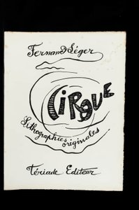 Cirque, titelpagina door Fernand Leger