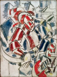 Vrouw in fauteuil door Fernand Leger