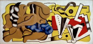 Compositie I door Fernand Leger