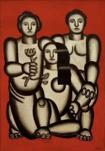 Compositie met drie vrouwen door Fernand Leger