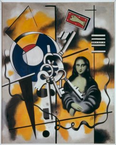 De Mona Lisa met sleutels of Mona Lisa door Fernand Leger