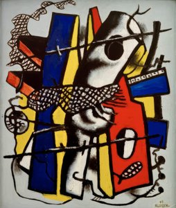 Zwart rooster door Fernand Leger