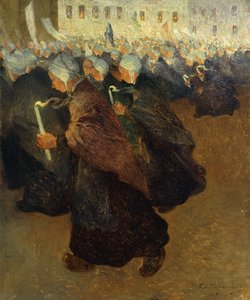 Nachtprocessie in Bretagne