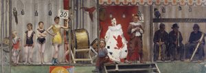 Grimaces et misère - Les Saltimbanques door Fernand Pelez