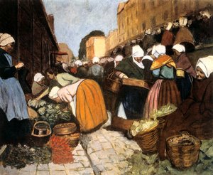 Markt in Brest, 1899