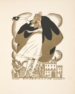 Bourrasque, uit een collectie modeplaten, 1920 door Fernand Siméon