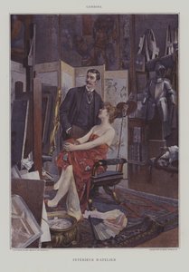 Interieur van het atelier