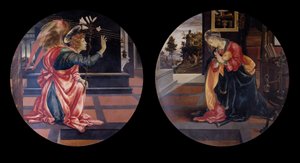 Annunciatie door Filippino Lippi