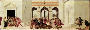De dood van Lucrece door Filippino Lippi