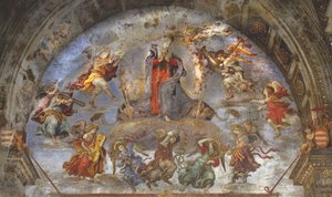 De Hemelvaart, Carafa Kapel, Santa Maria sopra Minerva, Rome, 1488-93 door Filippino Lippi