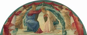 De kroning van de Maagd door Filippino Lippi
