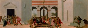 De dood van Lucretia door Filippino Lippi