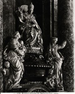 Monument voor paus Innocentius XII (1615-1700) door Filippo Della Valle