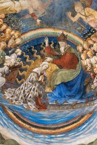 Kroning van Maria, detail