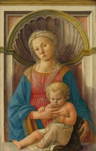 Madonna en Kind door Filippo Lippi