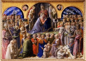 De kroning van de Maagd door Filippo Lippi