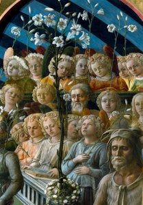 De kroning van de Maagd (detail) door Filippo Lippi
