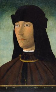 Portret van Alessandro de Richao, na 1491 door Filippo Mazzola