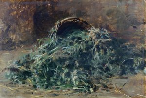 Groentemand door Filippo Palizzi