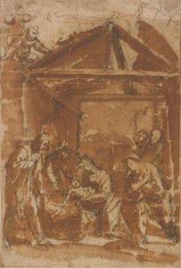Aanbidding van de herders door Filippo Tarchiani