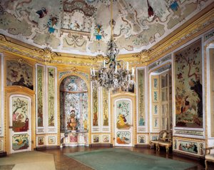 Jachthuis van Stupinigi, Turijn, Italië, ca. 1729