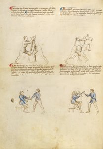 Gevecht met Rondel en Dolk door Fiore Furlan dei Liberi da Premariacco
