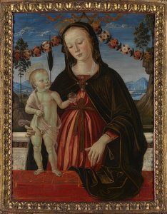Madonna met kind door Fiorenzo di Lorenzo