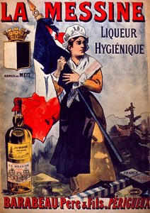 La Messine Liqueur Hygienique Advertentie (kleur litho)