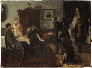Aanvragers, 1888 door Firs Sergeevich Zhuravlev