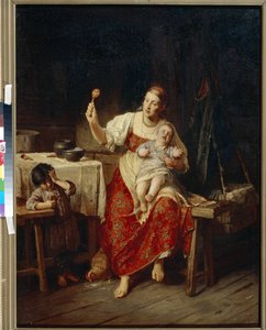 De schoonmoeder door Firs Sergeevich Zhuravlev