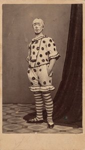 Portret van een clown,c. 1863 (foto)