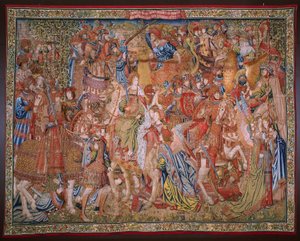 Moraliteiten: De deugd van de eer. Ca 1520. door Flemish School